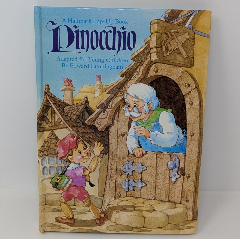 Pinocchio Hallmark Pop-Up Book Vintage